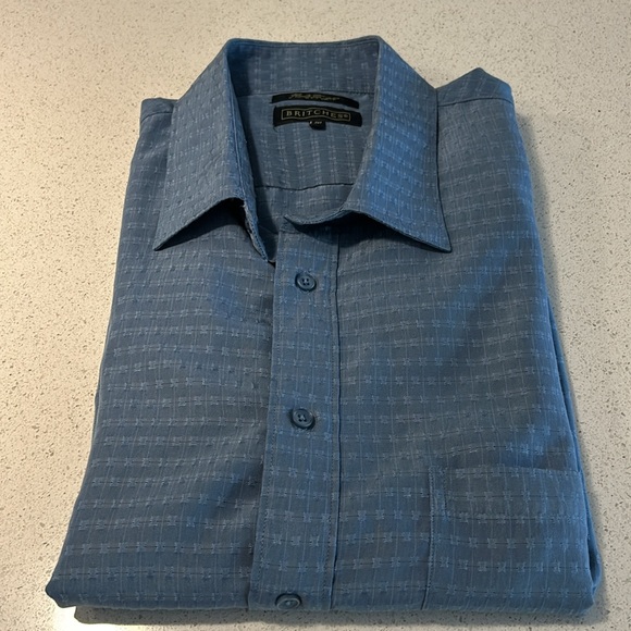 Men’s casual/ dress button down short sleeve shirt - Picture 10 of 10